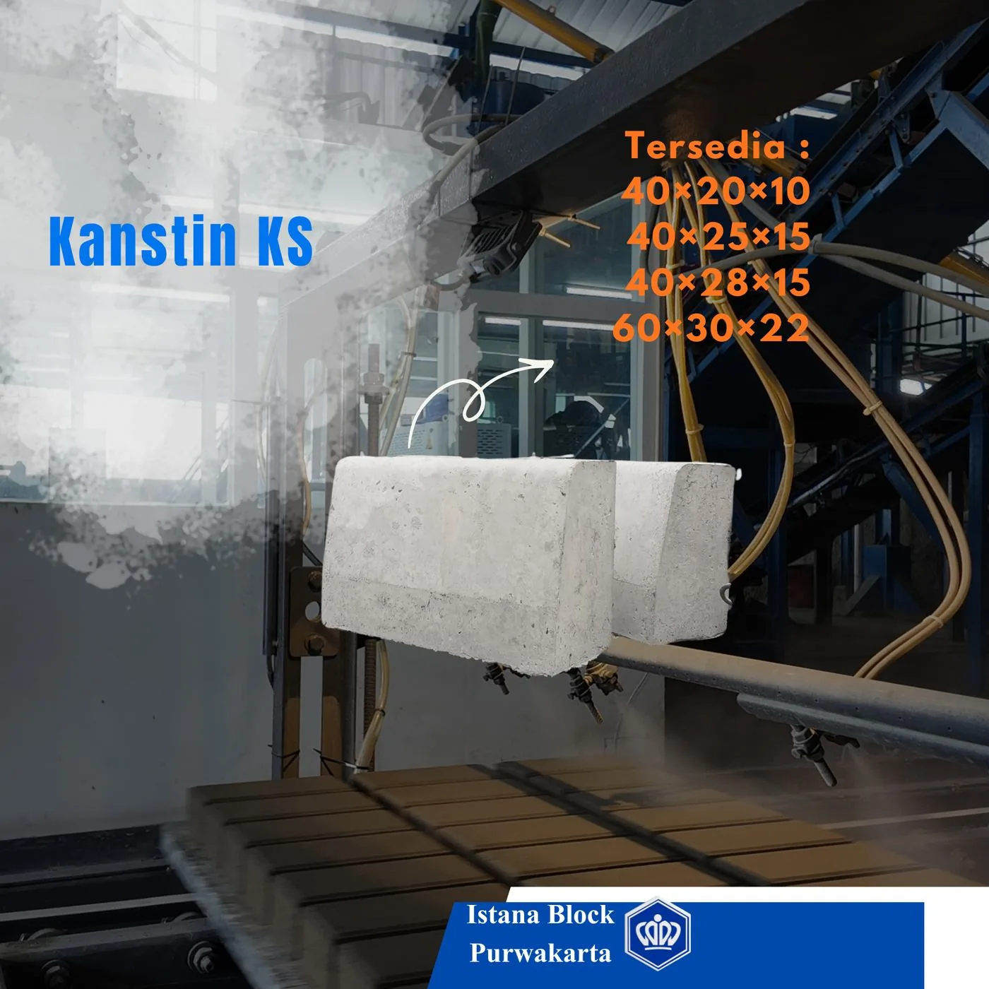 Kanstin — hasil cetak pabrik